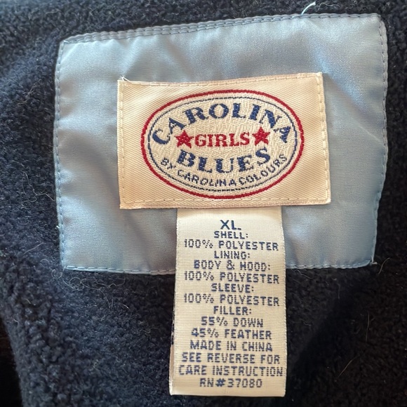 puffer ski jacket feather down removable hood girls 14 - Picture 12 of 13